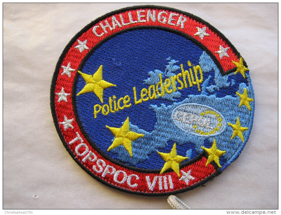 INSIGNE TISSUS PATCH GENDARMERIE NATIONALE / POLICE NATIONALE LE CEPOL SUR VELCRO - Policia