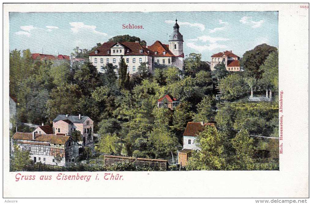 Gruss Aus EISENBERG (Thüringen), Schloß, Karte Um 1910 - Eisenberg