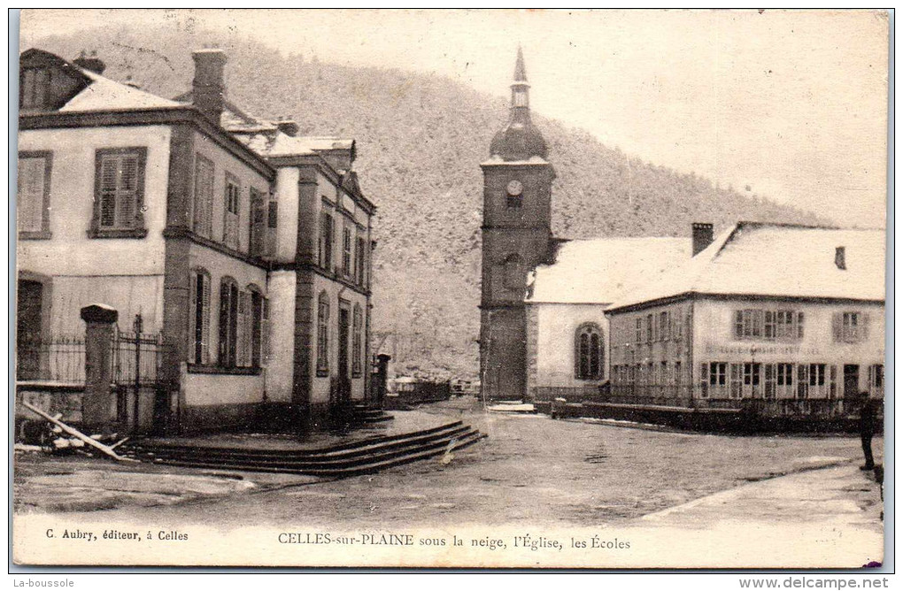 88 CELLES SUR PLAINE - La Place De L'église - - Andere & Zonder Classificatie