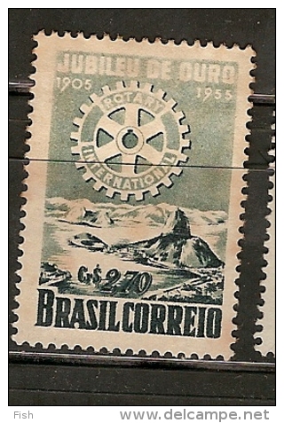 Brazil * & Jubileu De Ouro,  Internacional Rotary 1905-1955 (547) - Neufs