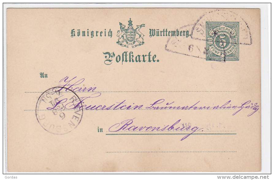 Germany - Schussenried - 1891 - Biberach