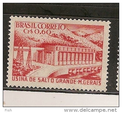 Brazil ** & Inauguração Da Barragem De Salto Grande, Minas Gerais 1955 (615) - Unused Stamps
