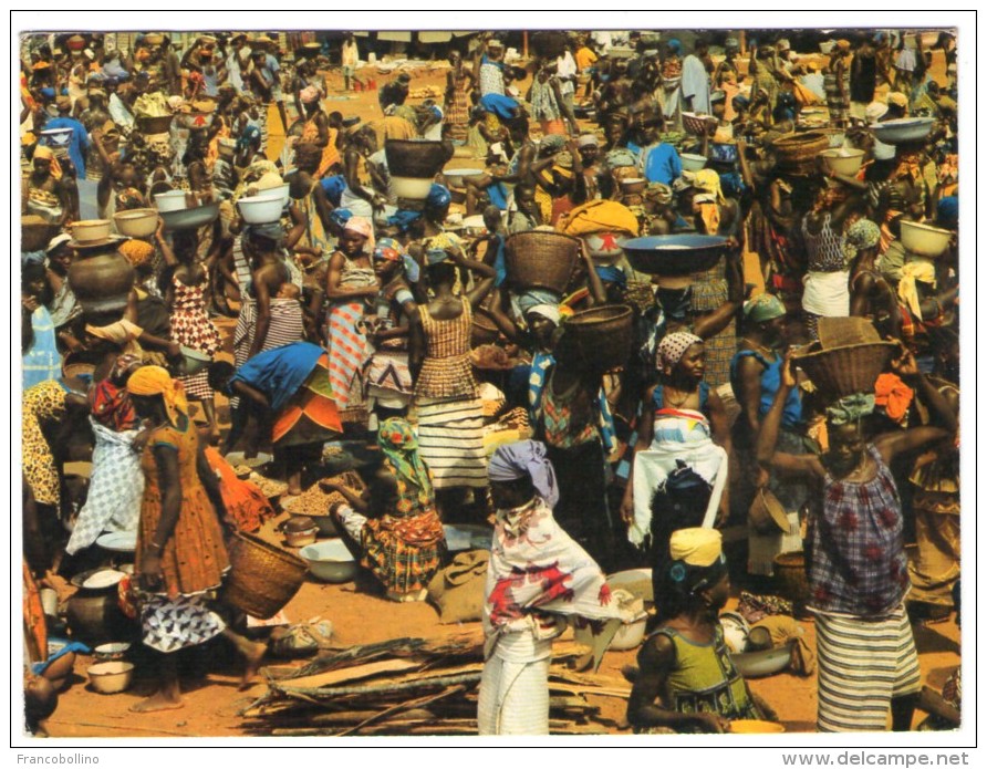 COTE D´IVOIRE - ABIDJAN SCENE DE MARCHE´ / MARKET - Costa D'Avorio