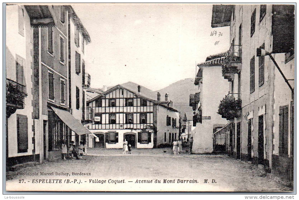 64 ESPELETTE - Avenue Du Mont Darrain - Espelette