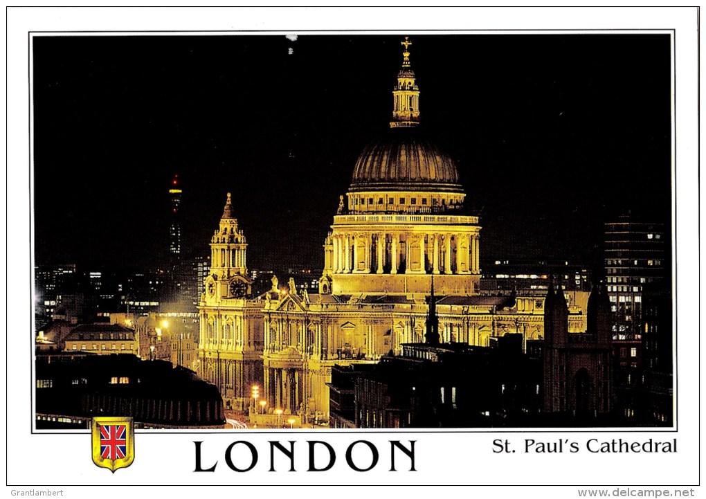 St Paul's Cathedral, Londond, England - Fisa Card, Posted To Australia, 2008 - St. Paul's Cathedral