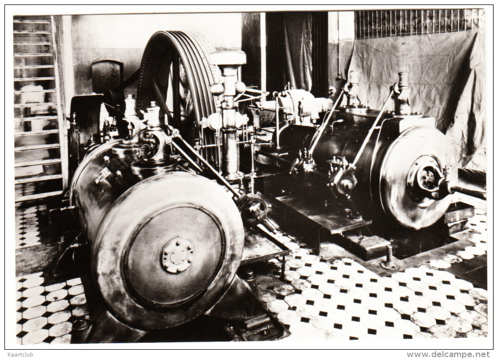 Pockau: Liegende-Verbund-Dampfmaschine (R. Raupach, Görlitz, 1902)  - VEB Kistenwerk -  Dampfmaschinen In Der DDR - Sonstige & Ohne Zuordnung