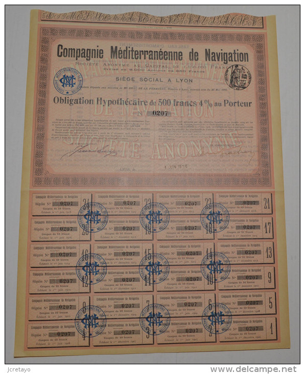 Cie Méditerranéenne De Navigation - Navigation