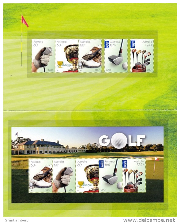 Australia 2011 Golf Presentation Pack - Presentation Packs