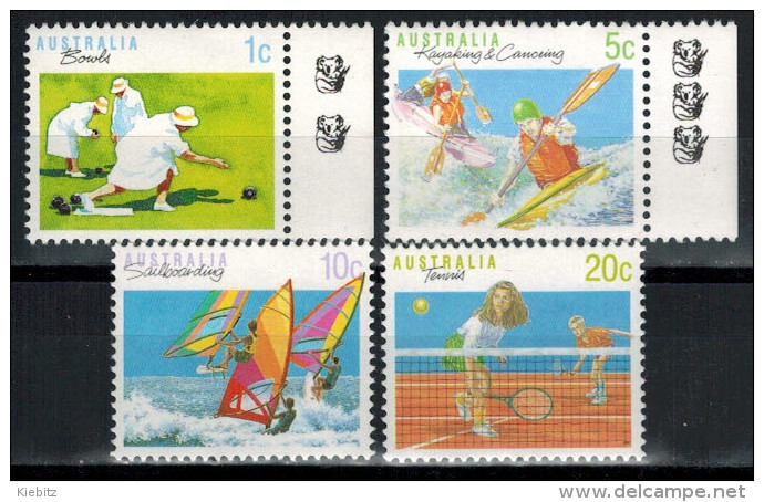 AUSTRALIEN 1990 - MiNr: 1139+1182+1183+1184 Sport   **/ MNH - Ungebraucht