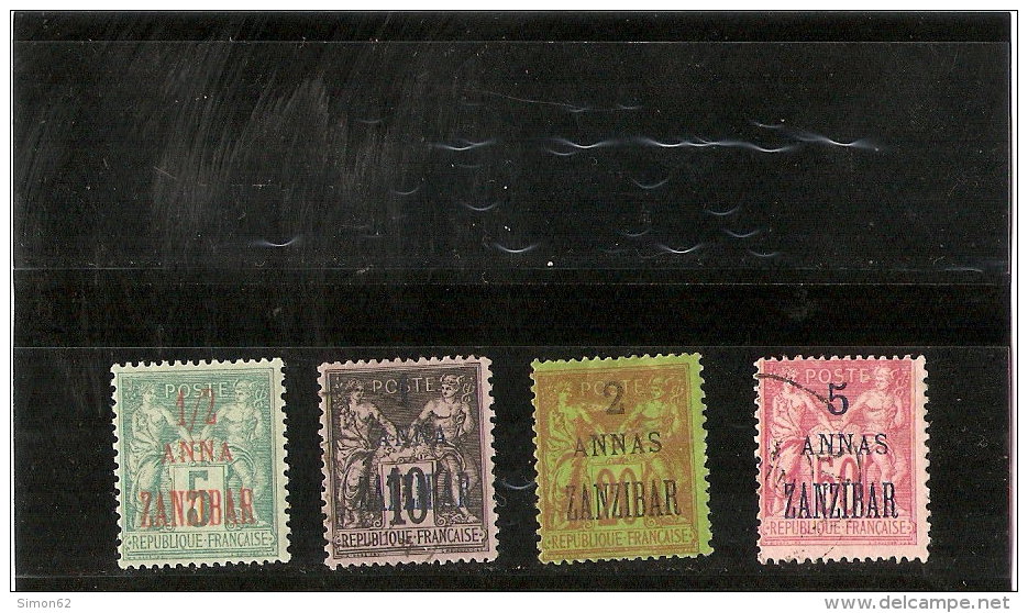 ZANZIBAR    N° 17A/ NEUF *20  OBLITERE N 23 NEUF* N 28 OBLITERE    DE 1896/1900 - Neufs