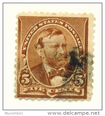 USA  -  1890  Grant  5c  Used As Scan - Used Stamps