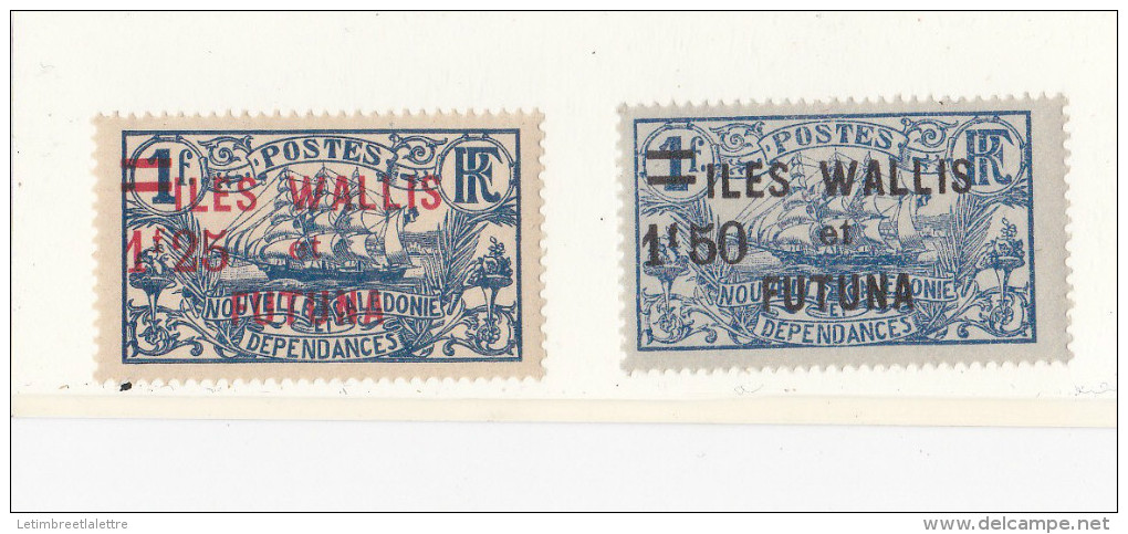 Wallis Et Futuna N° 35 Et 36** - Unused Stamps