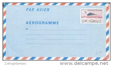 France Aerogram,  Concord Aircraft        (Z-8864) - Concorde