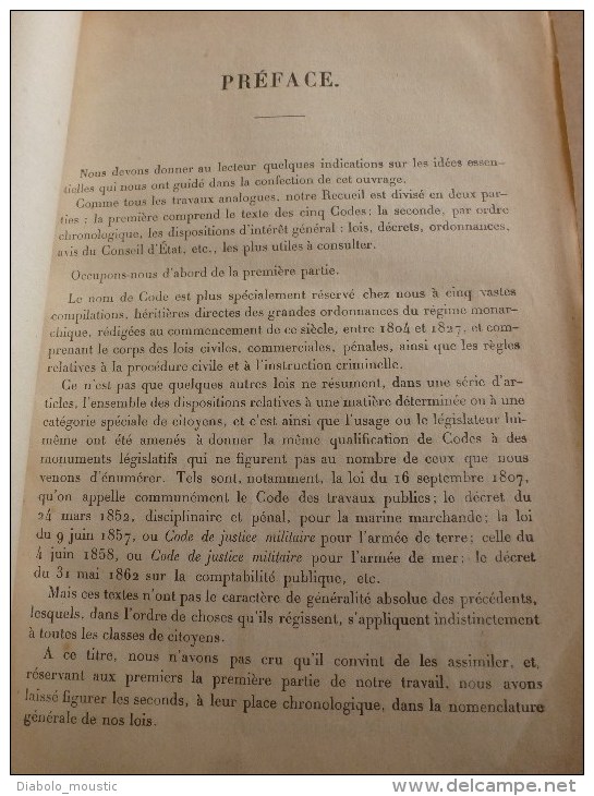 1913 : Codes Et Lois (Codes Et Traités)pour La FRANCE , L'ALGERIE , Et Les COLONIES ...dos Cuir - 1901-1940