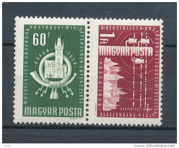 1958. Session Of The Post Ministers Of Communist Countries I. - Prague :) - Unused Stamps