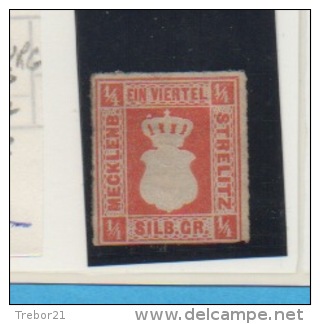 ALLEMAGNE - MECKLENBOURG-STRELITZ - Yvert  N° 1 - Mecklenbourg-Strelitz