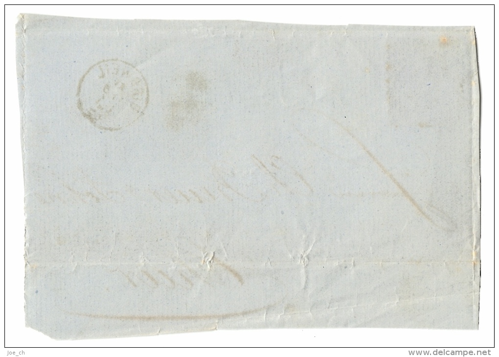 Briefabschnitt, Birrweil Ca. 1864, 2 Scans - Lettres & Documents