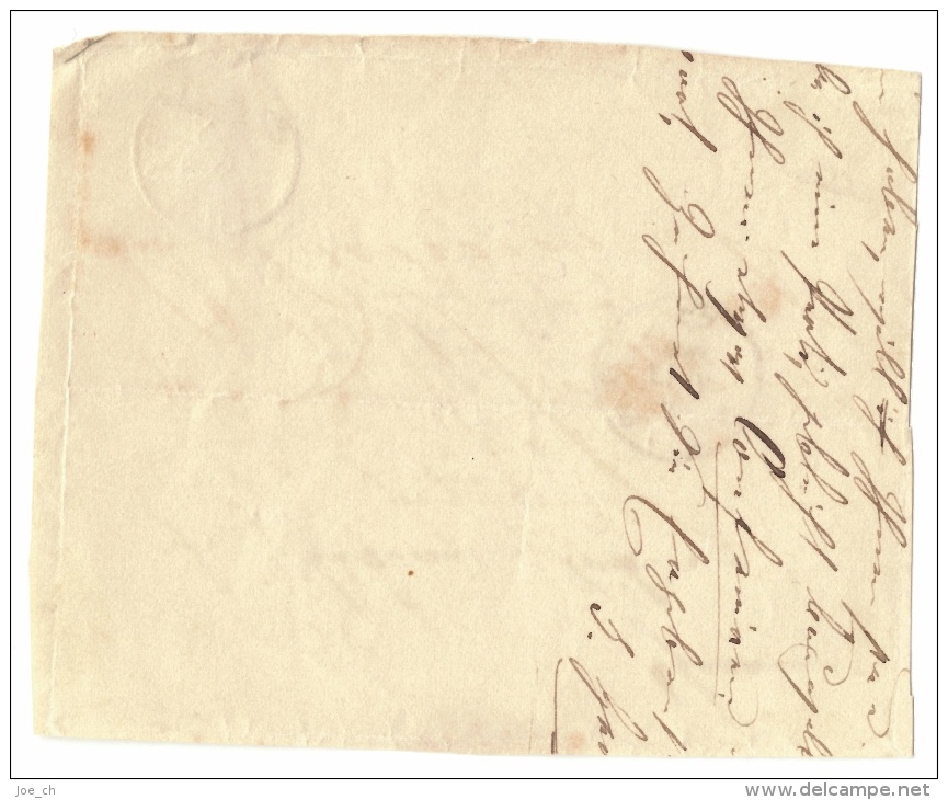 Briefabschnitt, Erlen 1866, 2 Scans - Lettres & Documents