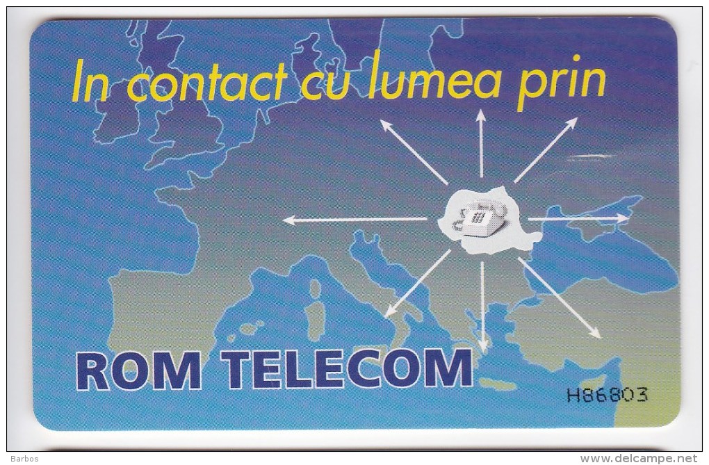 Romania   , Phonecards   , 1996 , ROMTELECOM ,    Used - Operadores De Telecom