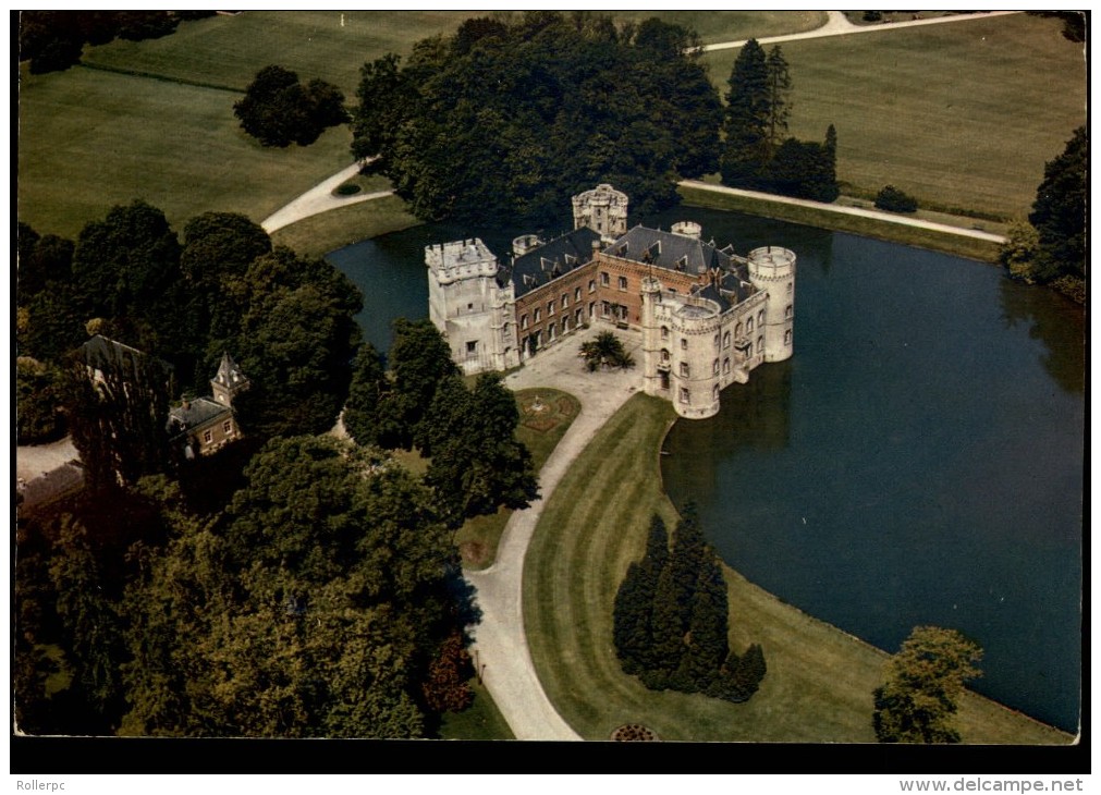 100183  POST CARD -JARDIN BOTANIQUE NATIONAL DE BELGIQUE - CHATEAU DE BOUCHOUT [AREAL VIEW] [NELS-THILL No.6] - Meise