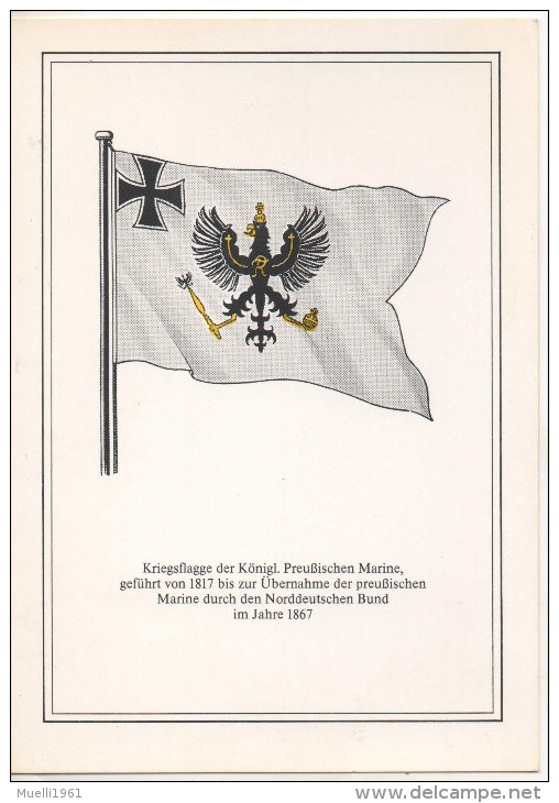 Nr.  3792,  AK  Kriegsflagge Der Königlich Preußischen Marine - Guerre