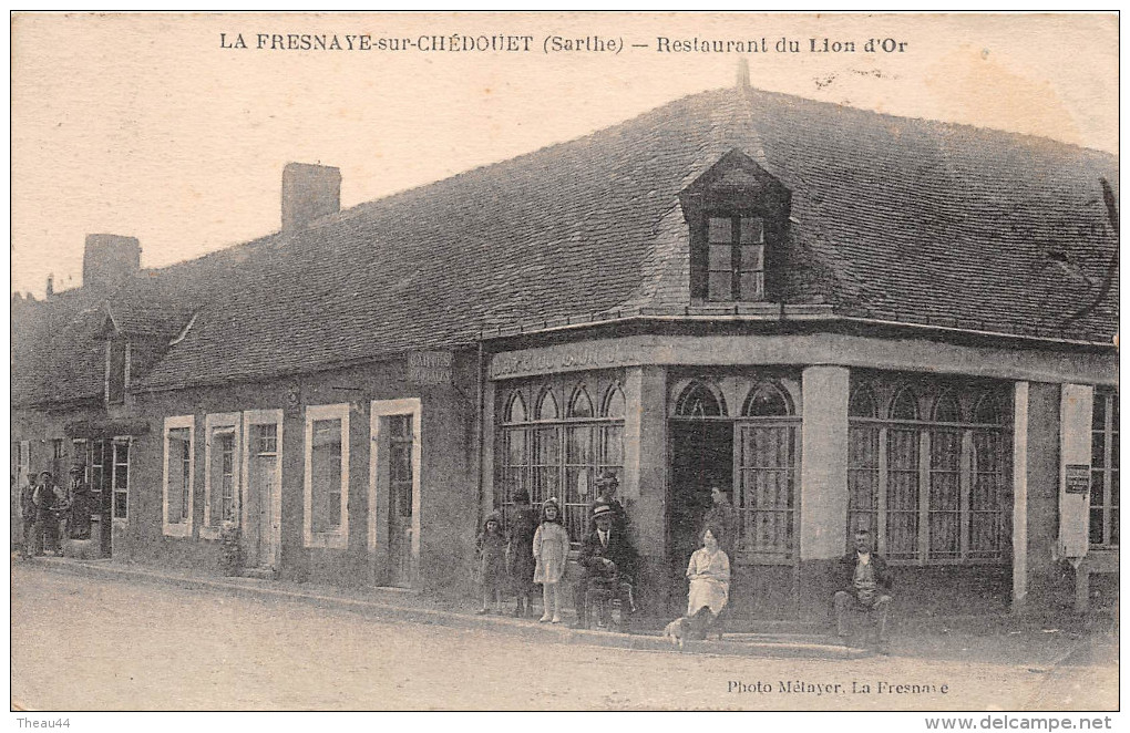 ¤¤  -    LA FRESNAY-sur-CHEDOUET    -   Restaurant Du Lion D'Or    -  ¤¤ - La Fresnaye Sur Chédouet