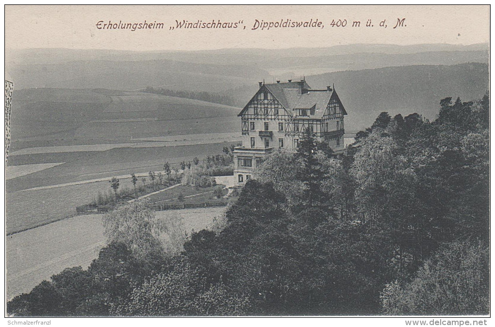 AK Erholungsheim Dippoldiswalde Hotel Windischhaus Dippoldishöhe Hohe Strasse Heidehof Malter Possendorf Bannewitz - Dippoldiswalde