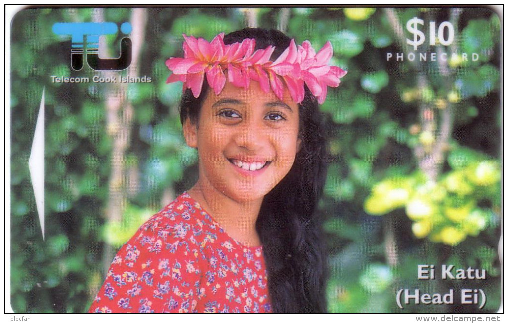 COOK ISLANDS JEUNE FILLE GIRL 10$ UT GPT N° 02CIC... - Cookeilanden