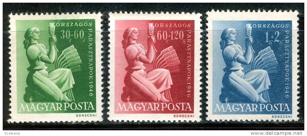 HUNGARY - 1946. 1st Agricultural Congress And Exhibiton   MNH!!! Mi 960-962. - Neufs