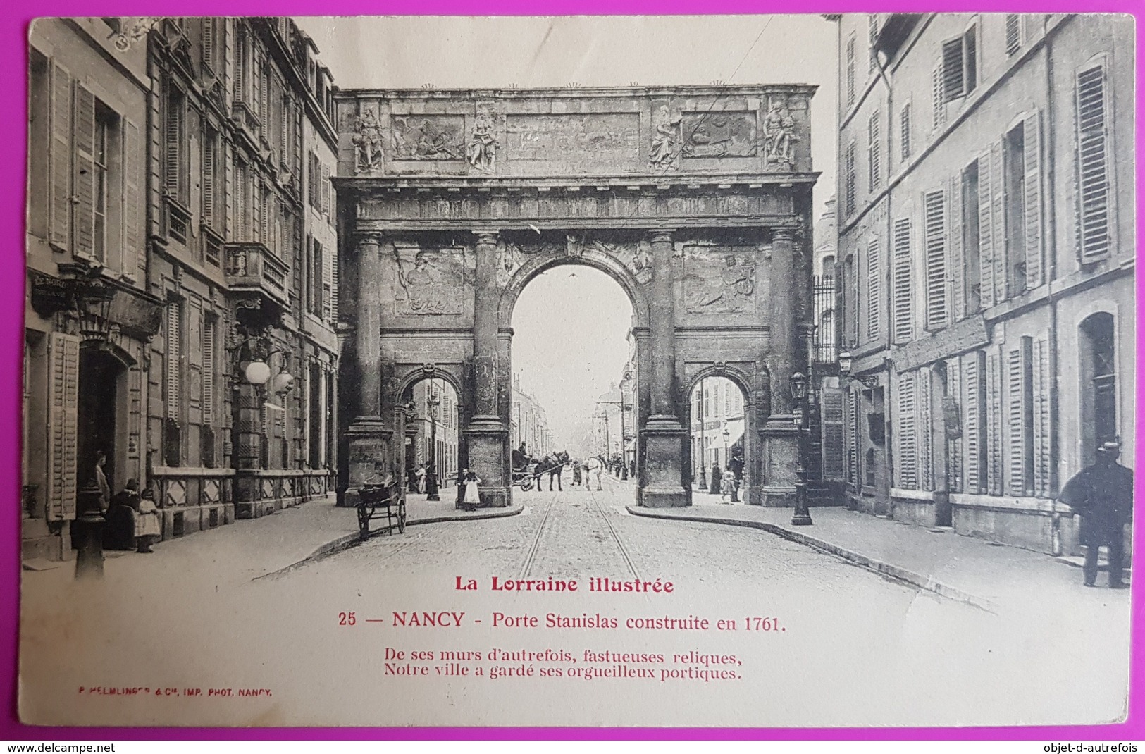 Cpa N° 25 Nancy Porte Stanislas 1905 Carte Postale 54 Lorraine Animée - Nancy