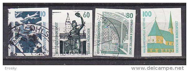 PGL CR327 - ALLEMAGNE FEDERALE BUND Yv N°1383/86 - Oblitérés