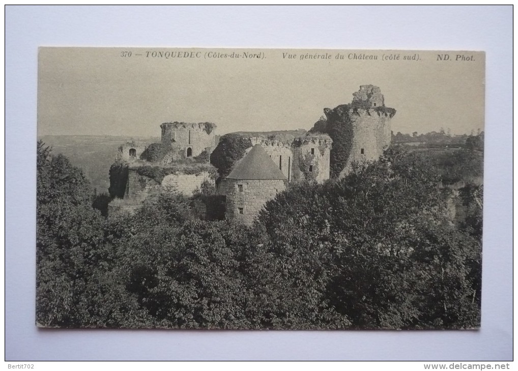 22 - TONQUEDEC - Vue Général Du Chateau  (côté Sud) - Tonquédec