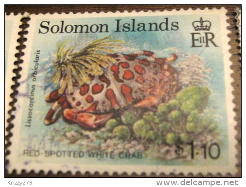 Solomon Islands 1993 Lissocarcinus Orbicularis Crabs $1.10 - Used - Solomon Islands (1978-...)