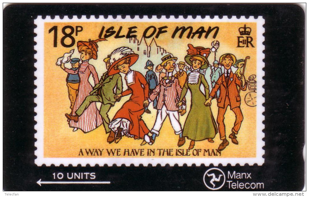 MAN ISLE OF FEST IN MAN FETE LOCALE 10U UT - Timbres & Monnaies