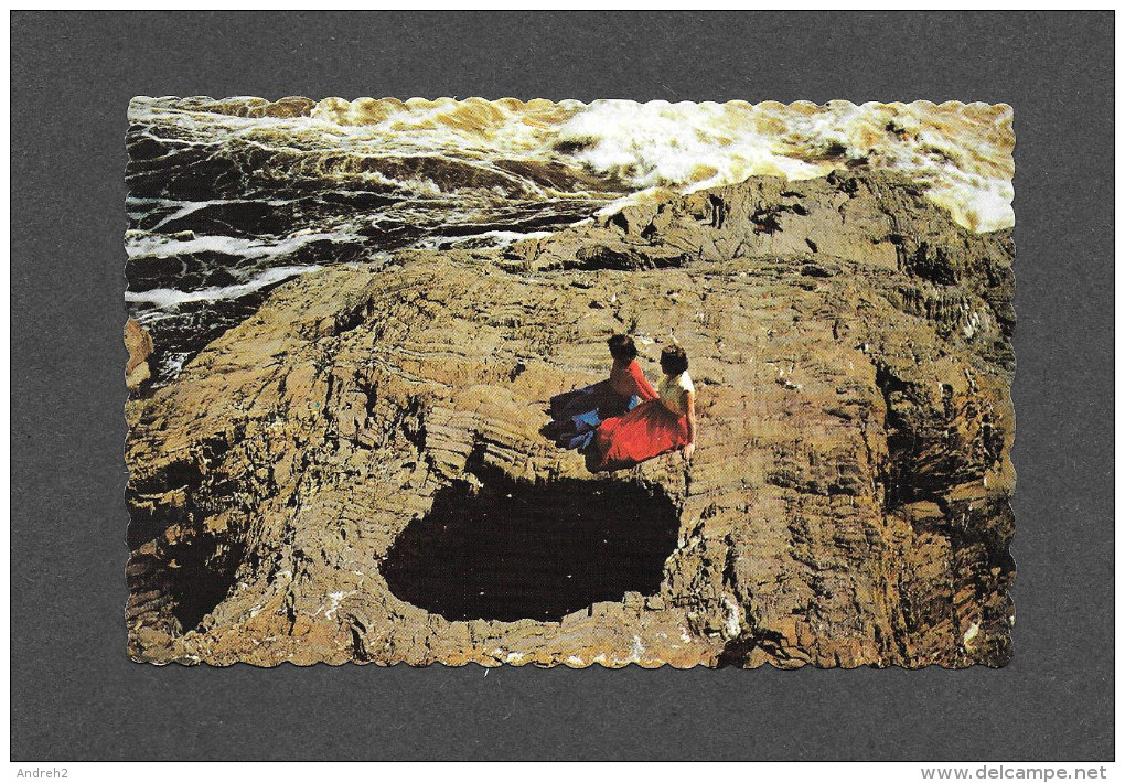 GRAND FALLS - NEW BRUNSWICK - WELLS IN ROCK NATURE'S WORK OF CENTURIES - PUBLISHED BY UNIC - PHOTO L.J. MICHAUD - Grand Falls