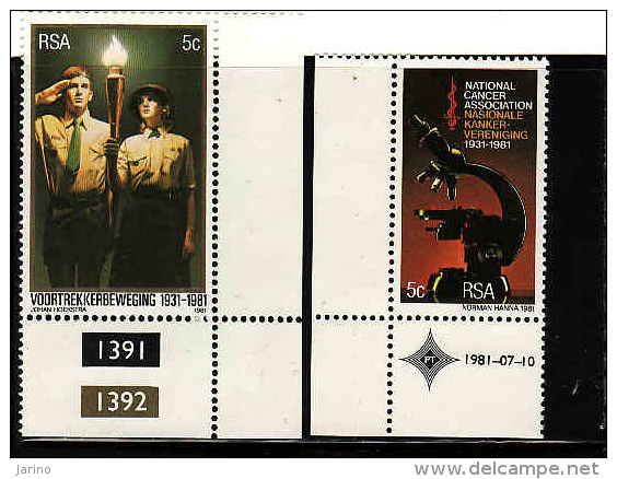 Südafrika 1981,Nr.589, 50 Jahre Nationale Krebsforschungs, Scouts-Sc 557, Mi 594, Yv 499 1981,mint, Afrique Du Sud - Nuovi