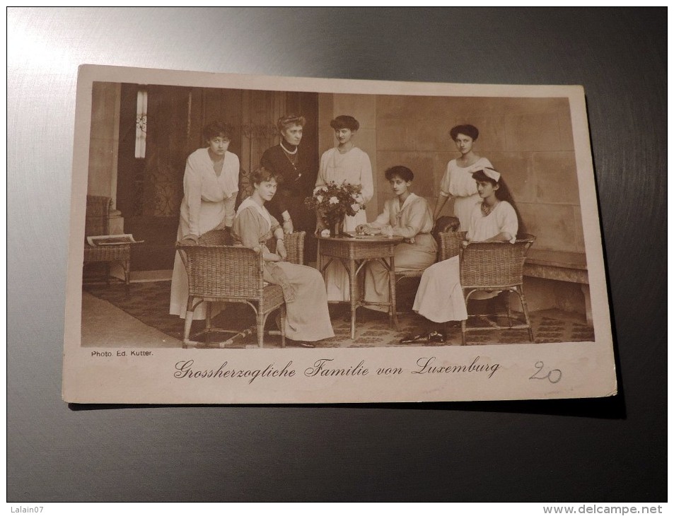 Carte Postale Ancienne : Grossherzogliche Familie Von Luxemburg , 1909 - Famiglia Reale