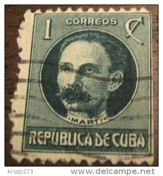 Cuba 1917 Jose Marti 1c - Used - Oblitérés