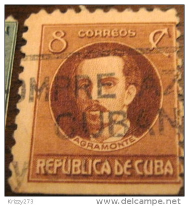Cuba 1917 Agramonte 8c - Used - Oblitérés