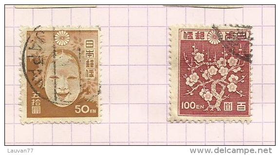 Japon N°360, 361 Cote 6 Euros - Used Stamps