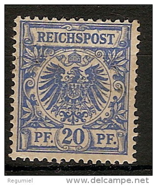 Alemania Imperio 048 * Foto Exacta. 1889. Charnela - Ungebraucht