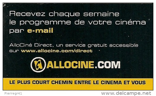 CARTE COLLECTEUR-JEU-CINEMA-ALLOCINE-FILM-Le GOUROU-TB E - Kinokarten