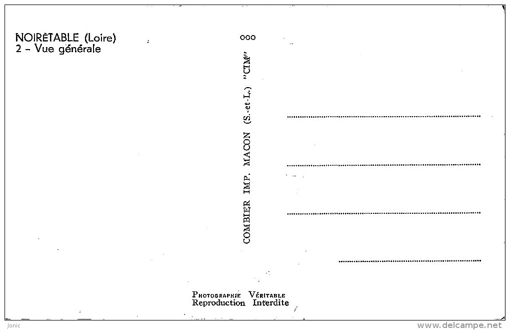 NOIRETABLE - VUE GENERALE - Noiretable