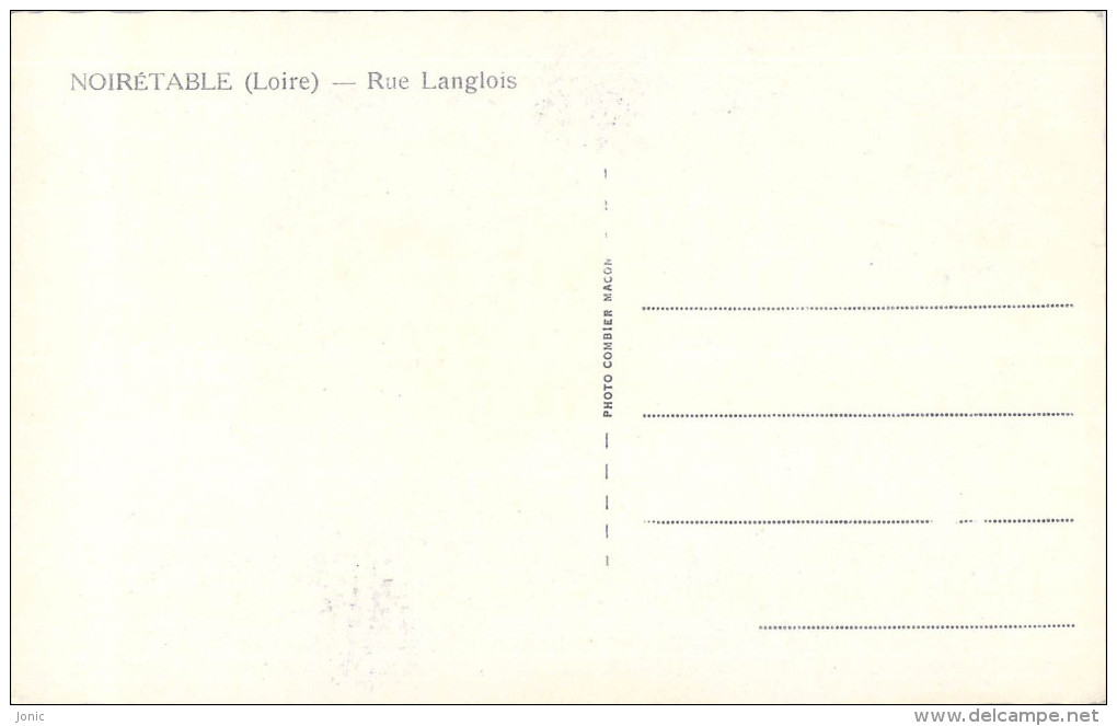 NOIRETABLE - RUE LANGLOIS - Noiretable