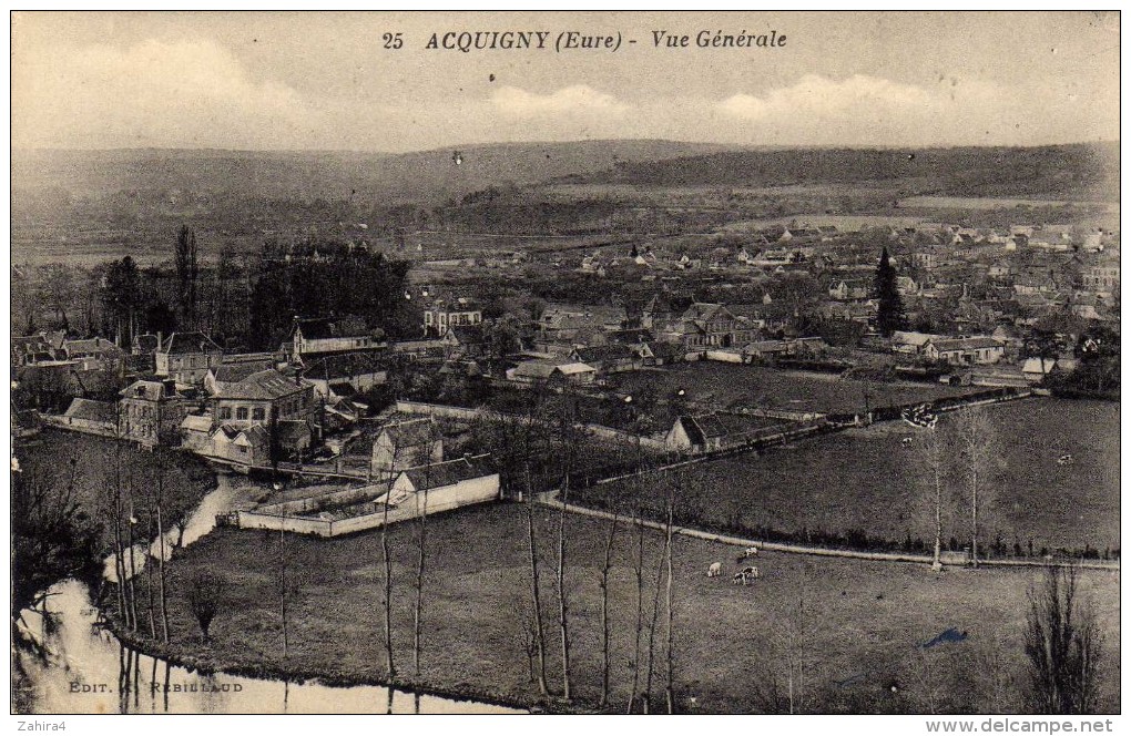 25  - Acquigny (Eure)  - Vue Générale  - A. Rebillaud - Acquigny