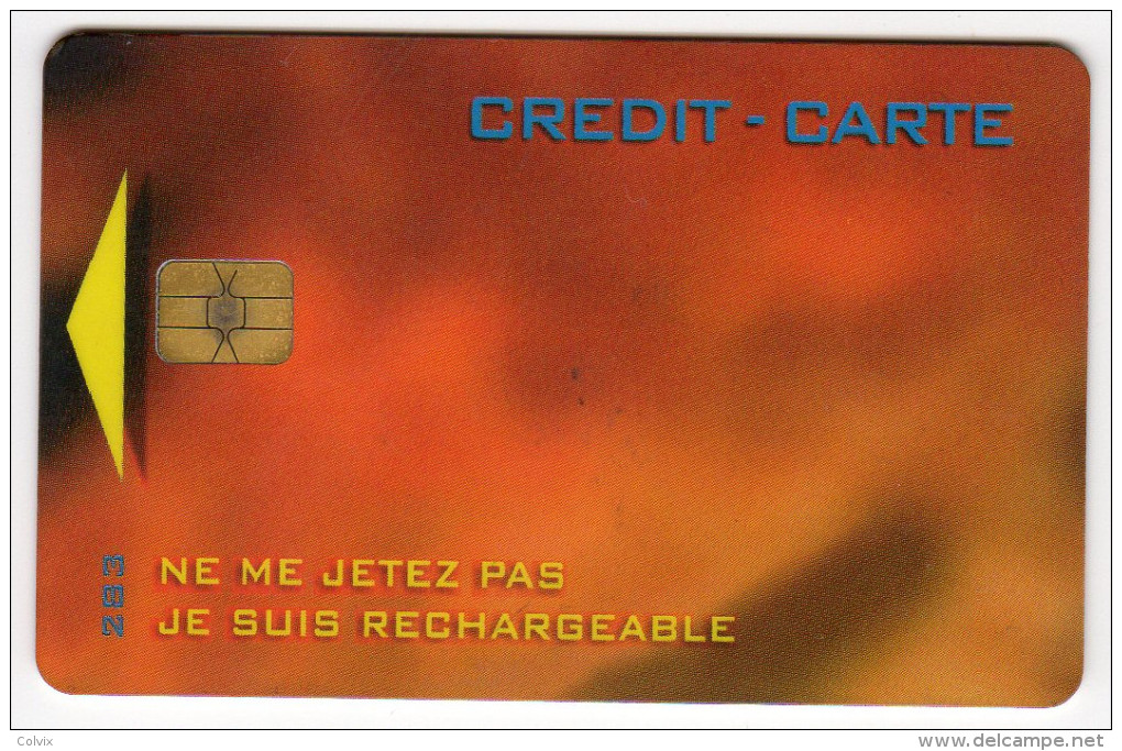 FRANCE CARTE A PUCE CREDIT CARTE - Schede Bancarie Uso E Getta