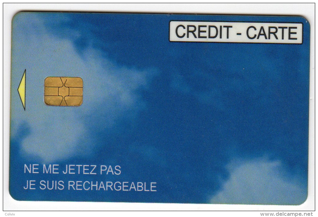 FRANCE CARTE A PUCE CREDIT CARTE - Cartes Bancaires Jetables