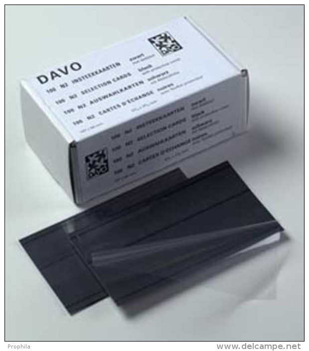 DAVO 29540 N2 -Karten (147x84mm) 2 Streifen (je 100) - Cartes De Stockage