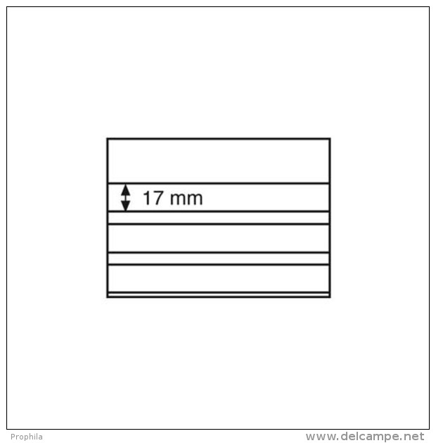 Einsteckkarten Standard PVC 158x113 Mm, 3klare Streifen Mit Schw. Karton, 100er-Pack - Cartes De Stockage