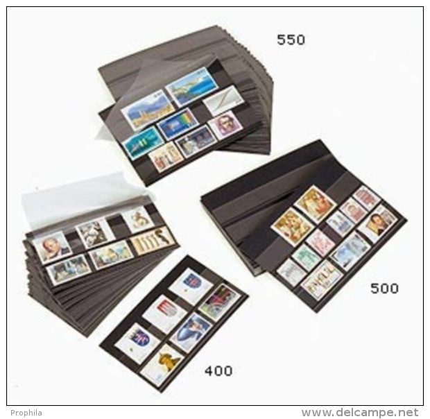 PRINZ Steckkarten, 148 × 85 Mm, 2 Streifen, Ohne Deckfolie, 100 Stück - Einsteckkarten